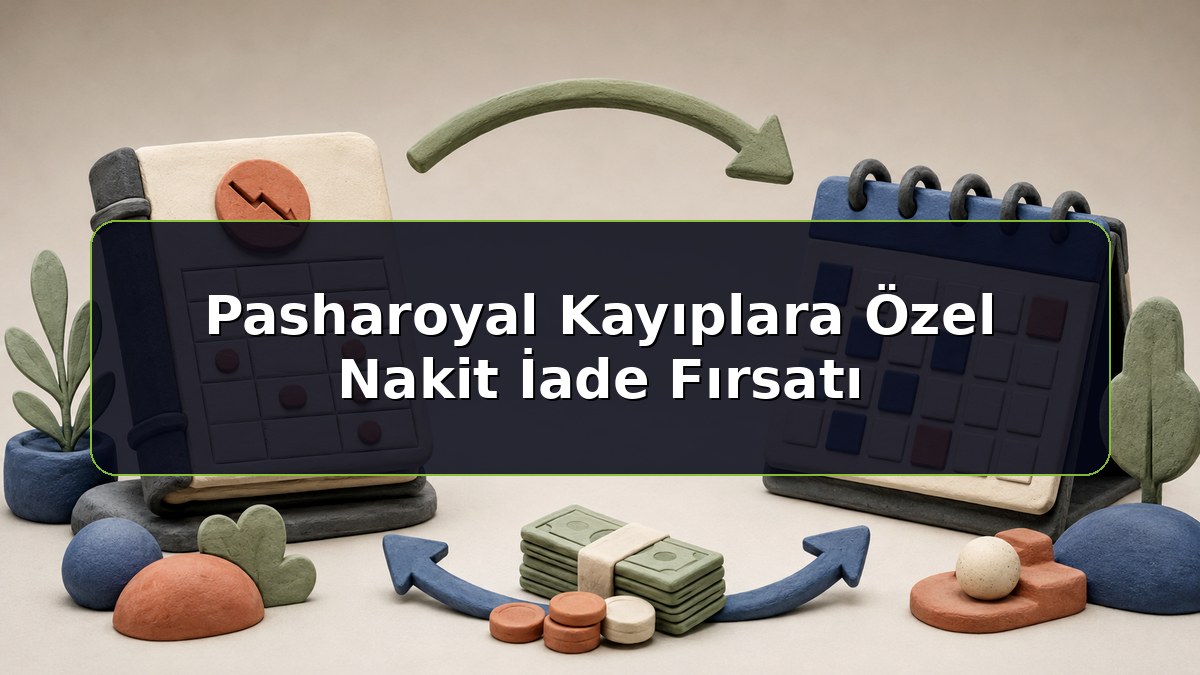 Pasharoyal Kayıplara Özel Nakit İade Fırsatı konulu Pasharoyal bilgilendirme görseli